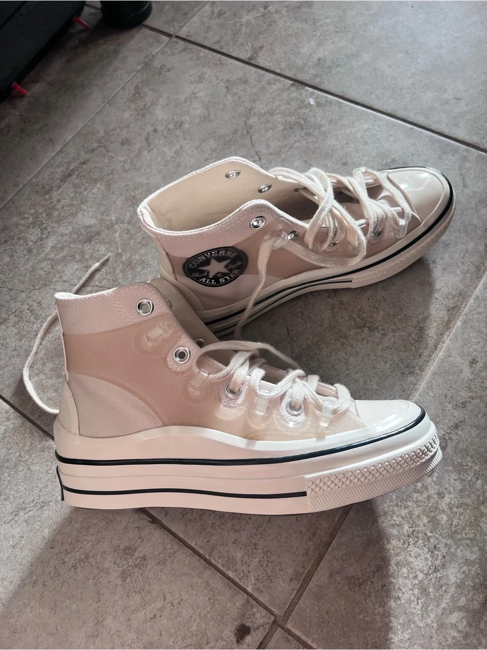 Chuck 70’s Kim Jones collection with mismatched ankle logos.